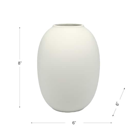 8" DIY Ceramic Tall Round Vase by Make Market®